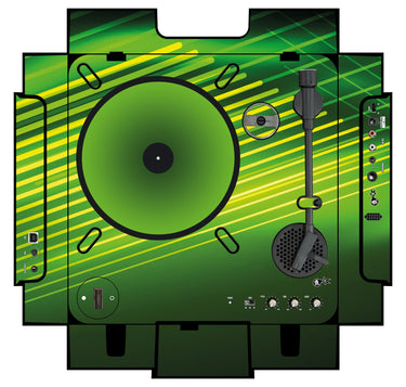 Numark PT 01 incl. Sides Skin Green Lazer